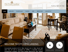 Tablet Screenshot of citycreeklanding.com